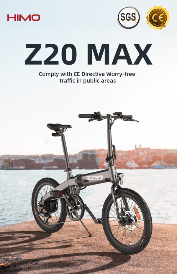 HIMO Z Max Electric Bicycle W Motor Inches White