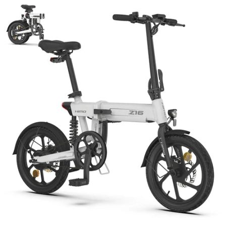 himo z max folding electric bicycle w motor global version gray f w p