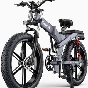 the engwe x e bike is big bold and beastly with triple suspension and w motor