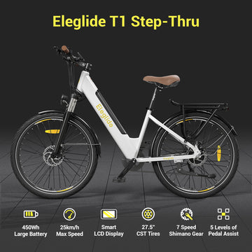 ELEGLIDE T STEP THRU Electric Bike V AH W MTB Bike x