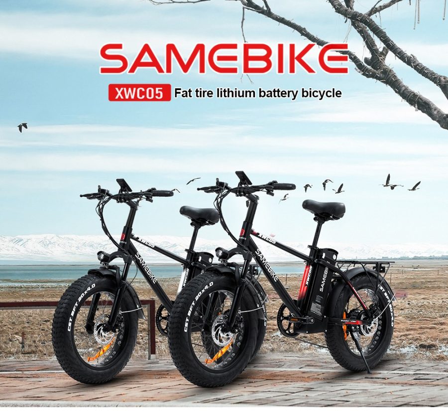 SAMEBIKE XWC Electric Mountain Bike Tire Red
