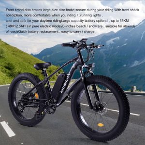 Niubility B Electric Bicycle V Ah Battery W Motor Black