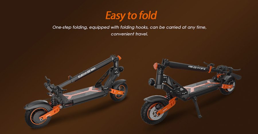 KUKIRIN G MAX Electric Scooter Off road Pneumatic Tires