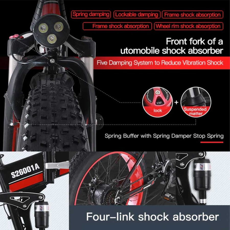 Shengmilo MX Fat Electric Folding Bike Snow Bike LCD Display Shimano Shifter USA Online Store order Now x