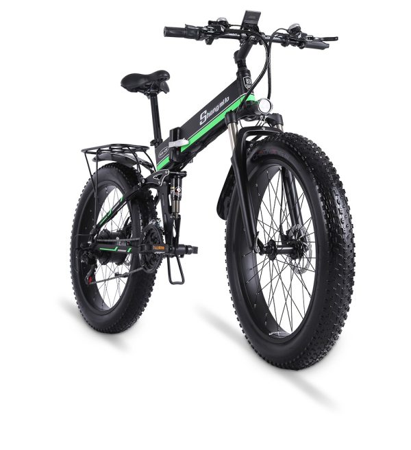 Shengmilo MX E bike Magneto Booster Bicycle Black Green