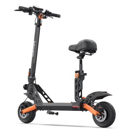new kugoo g pro electric scooter foldable with seat kg payload stylish light system ah km massive range powerful motor chunky off road tyres mont x