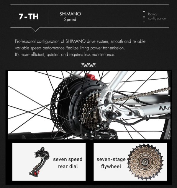 GUNAI MX inch Fat Tire Electric Moped Bike