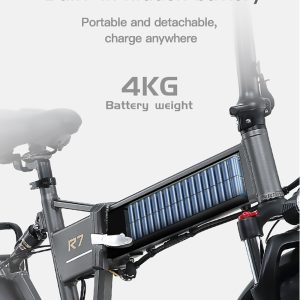 JINGHMA R W V Ah Electric Bicycle with Batteries
