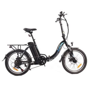 KAISDA K inch Folding Electric Moped Bike Black w p x