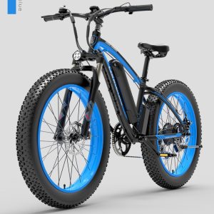 LANKELEISI XF Electric Bike V W Motor Ah Battery Blue
