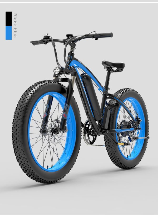 LANKELEISI XF Electric Bike V W Motor Ah Battery Blue