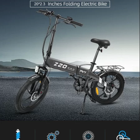 PVY Z Pro Electric Bike W Hub Motor Grey p