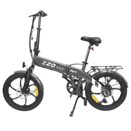 PVY Z Pro Electric Bike W Hub Motor Grey w p adea fc f f