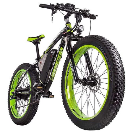 rich bit top electric mountain bike black green pogo cycles afcf d aca a ebeda