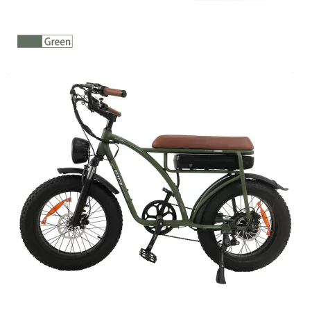 BEZIOR XF Plus Electric Bike Army Green p