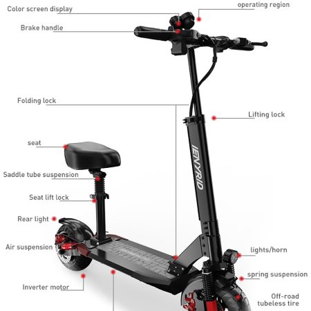 IENYRID M Pro Electric Scooter Foldable Off road Tires