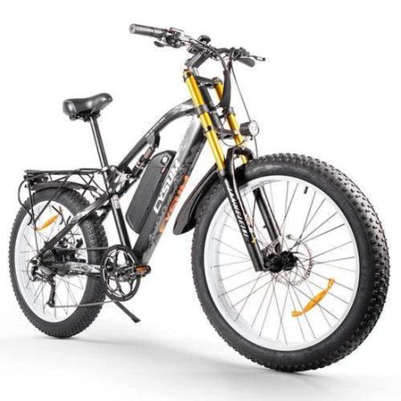 cysum m electric bike black green pogo cycles fa f abedcbc