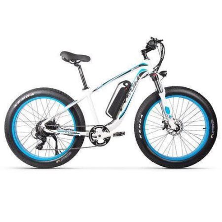 cysum m electric bike black blue pogo cycles cc b bf bbdde