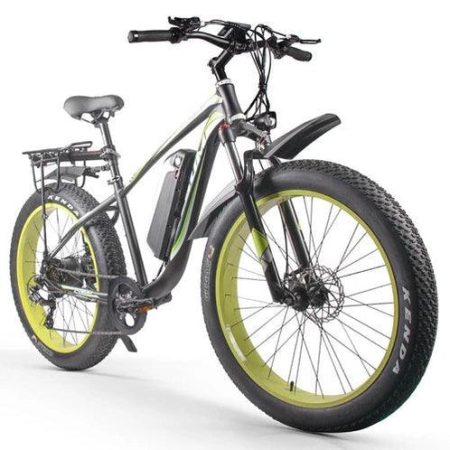 cysum m electric bike black green pogo cycles cf e cb bedfb