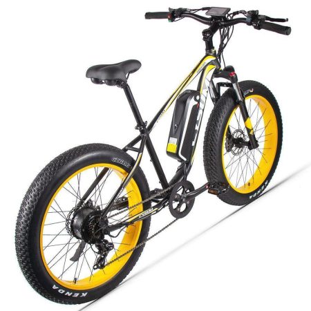 cysum m electric bike black yellow pogo cycles fdbc be de bf