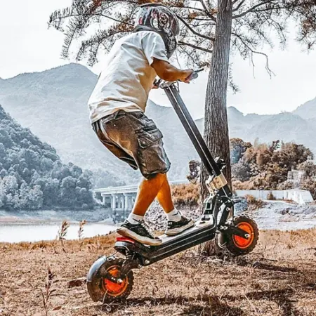 g electric scooter inch km h speed v ah w dual motors ed w p